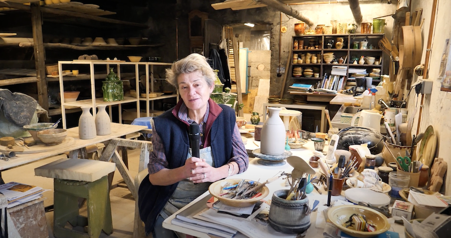Un tournage interview en Drôme : La poterie de Cliousclat