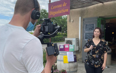 Tournage vidéo : Interview au Domaine des Arches en Drôme